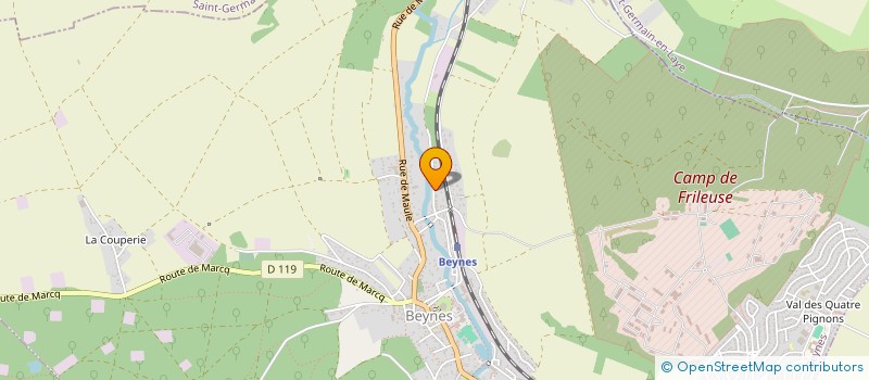 localisation de l'entreprise MADAME AURELIE COUFOURIER  BEYNES