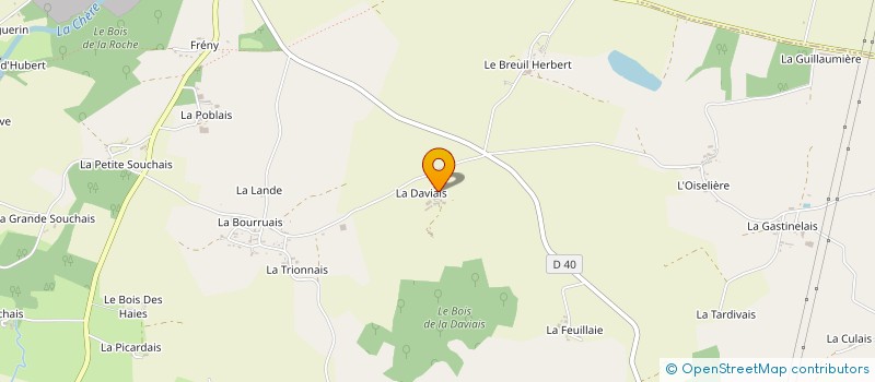 localisation de l'entreprise MADAME AURELIE COUHERT  SAINT-VINCENT-DES-LANDES