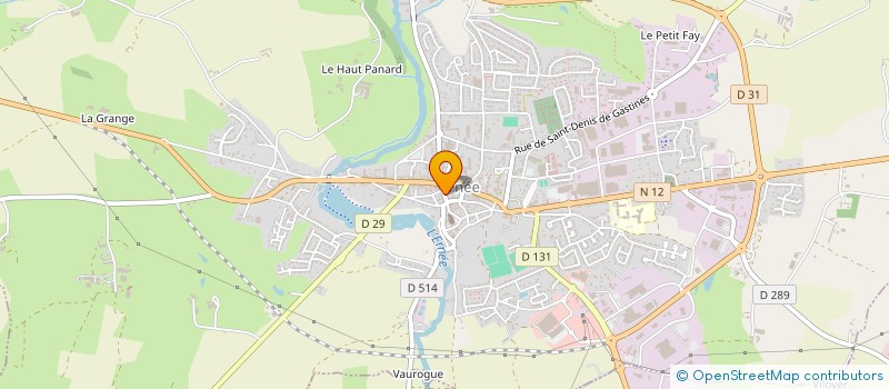 localisation de l'entreprise MADAME AURELIE COULANGE  ERNEE