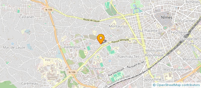 localisation de l'entreprise MADAME AURELIE COULMY à NIMES