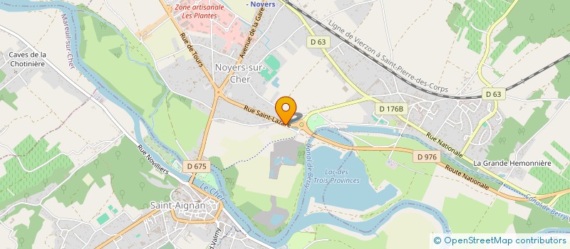 localisation de l'entreprise MADAME AURELIE COUPIGNY  NOYERS-SUR-CHER