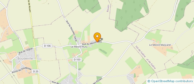 localisation de l'entreprise MADAME AURELIE COURBE  LE TORP-MESNIL