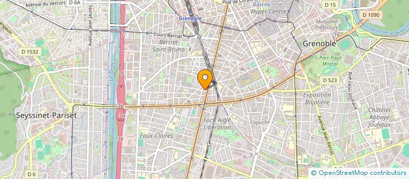 localisation de l'entreprise MADAME AURELIE COURNUT à GRENOBLE