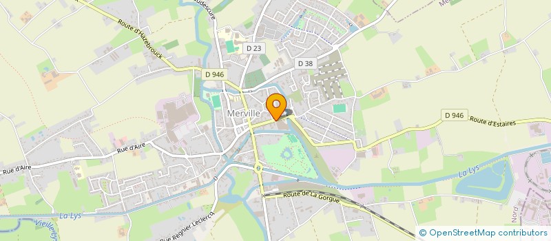 localisation de l'entreprise MADAME AURELIE COURQUIN  MERVILLE