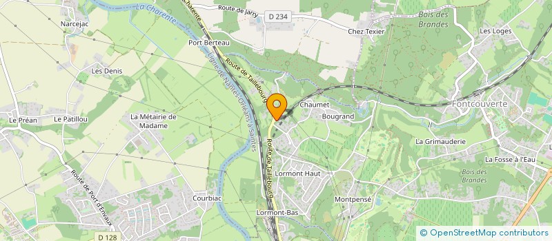 localisation de l'entreprise MADAME AURELIE COURRET  FONTCOUVERTE