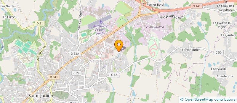 localisation de l'entreprise MADAME AURELIE COURTIN  SAINT-JUNIEN