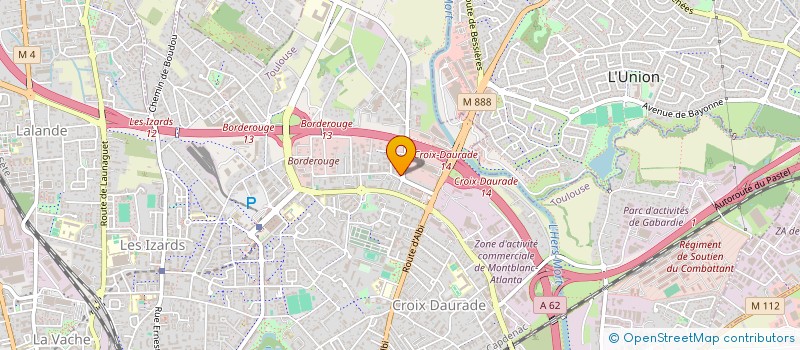localisation de l'entreprise MADAME AURELIE COURTY à TOULOUSE