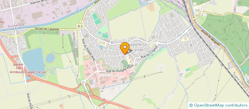 localisation de l'entreprise MADAME AURELIE COUSIN  CAPPELLE-LA-GRANDE