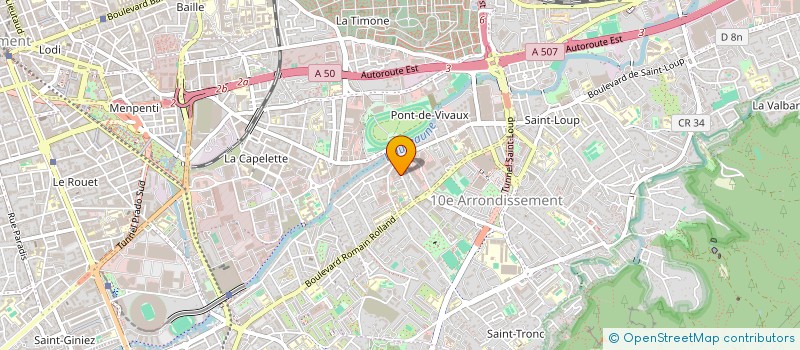 localisation de l'entreprise MADAME AURELIE COUSIN  MARSEILLE