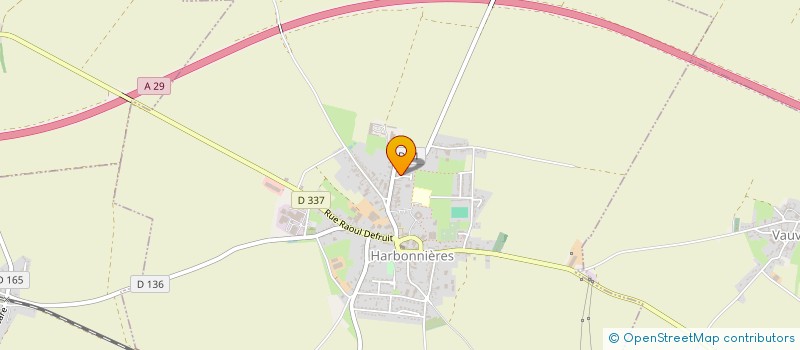 localisation de l'entreprise MADAME AURELIE COUTURIER  HARBONNIERES