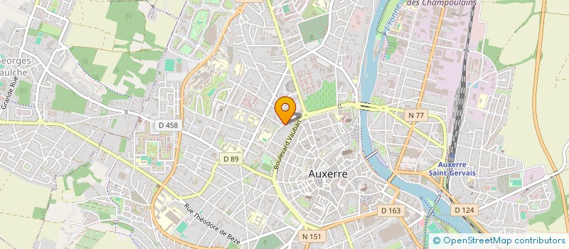 localisation de l'entreprise MADAME AURELIE CRAPET à AUXERRE