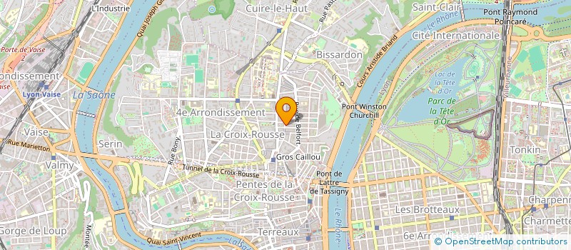 localisation de l'entreprise MADAME AURELIE CRAVE à LYON