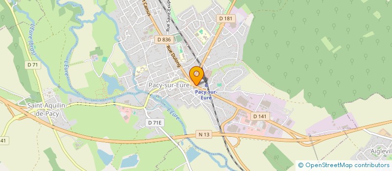 localisation de l'entreprise MADAME AURELIE CRETTE  PACY-SUR-EURE