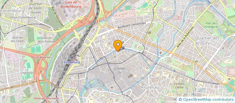localisation de l'entreprise MADAME AURELIE CRIVELLO à STRASBOURG