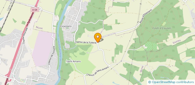 localisation de l'entreprise MADAME AURELIE CROISET  MURET