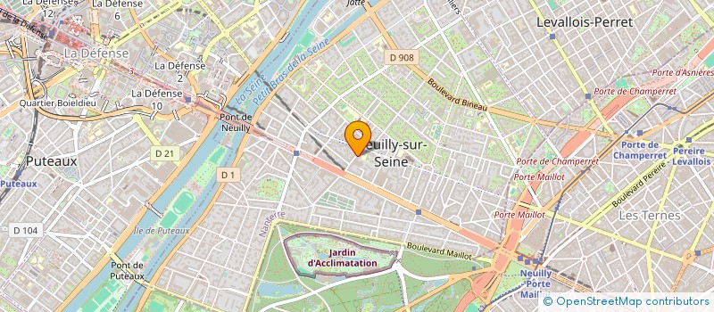 localisation de l'entreprise MADAME AURELIE CROUZET à NEUILLY-SUR-SEINE