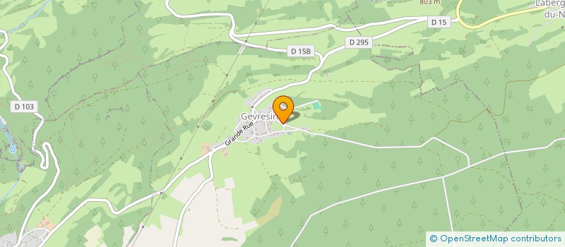 localisation de l'entreprise MADAME AURELIE CUINET  GEVRESIN