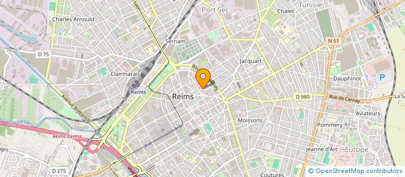 localisation de l'entreprise MADAME AURELIE CULLOT  REIMS