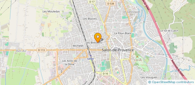 localisation de l'entreprise MADAME AURELIE CUQ  SALON-DE-PROVENCE