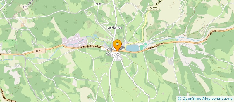 localisation de l'entreprise MADAME AURELIE CUVELIER  LE VIGAN