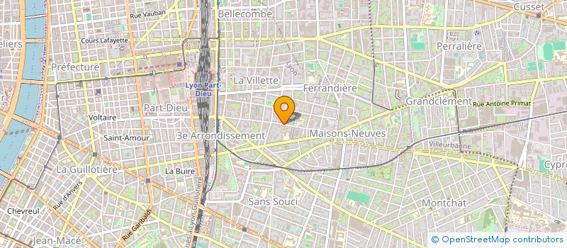 localisation de l'entreprise MADAME AURELIE CUZZUPOLI  LYON