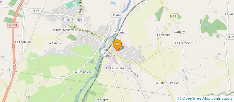 localisation de l'entreprise MADAME AURELIE CZEKAJ  LA MEAUFFE