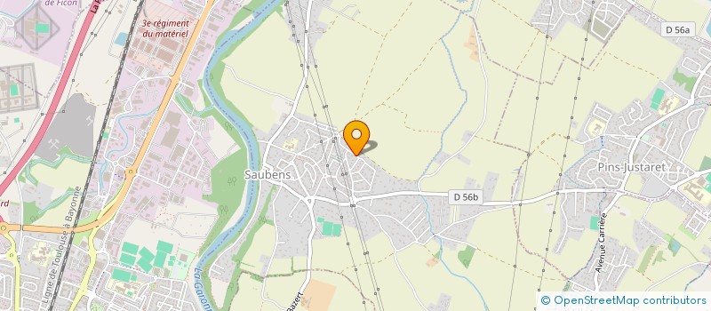 localisation de l'entreprise MADAME AURELIE D'ORNELLAS  SAUBENS