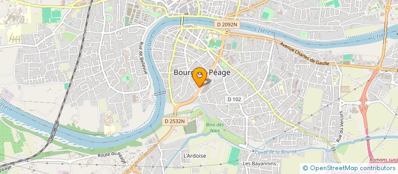 localisation de l'entreprise MADAME AURELIE DA CUNHA  BOURG-DE-PEAGE