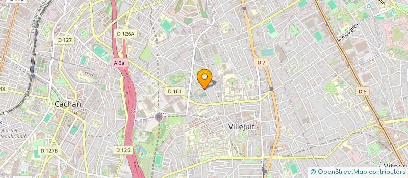 localisation de l'entreprise MADAME AURELIE DA SILVA  VILLEJUIF