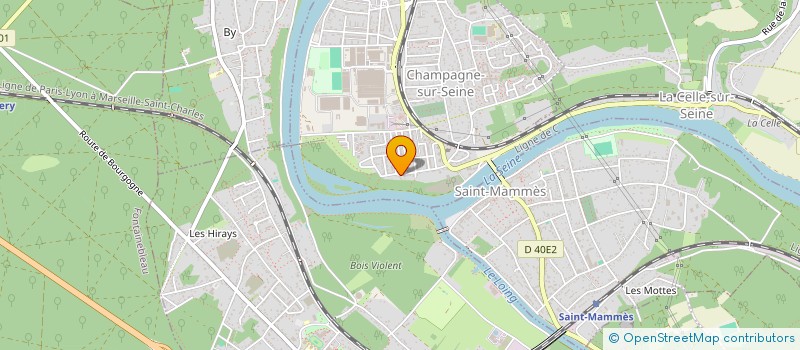localisation de l'entreprise MADAME AURELIE DA SILVA à CHAMPAGNE-SUR-SEINE