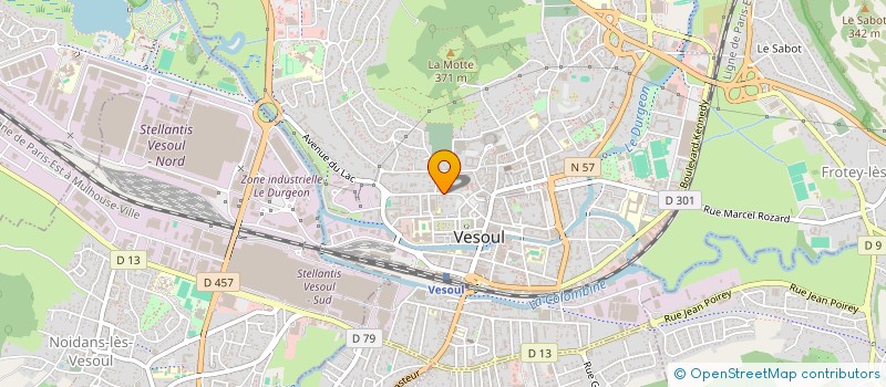 localisation de l'entreprise MADAME AURELIE DAGUET  VESOUL