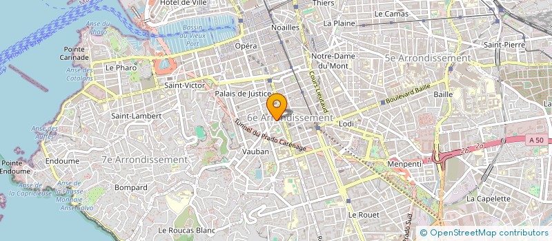localisation de l'entreprise MADAME AURELIE DAHMOUNE à MARSEILLE