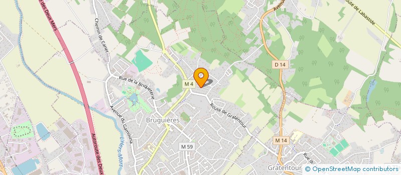 localisation de l'entreprise MADAME AURELIE DALLA RIVA  BRUGUIERES