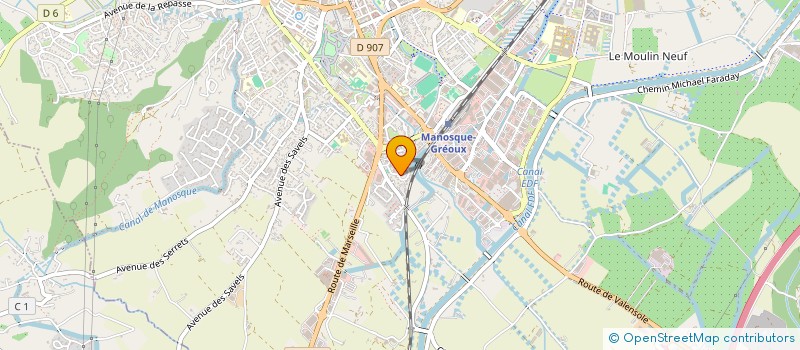 localisation de l'entreprise MADAME AURELIE DALLIER à MANOSQUE