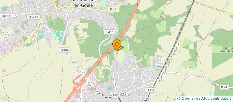 localisation de l'entreprise MADAME AURELIE DAMIANI  SAINT-MARD