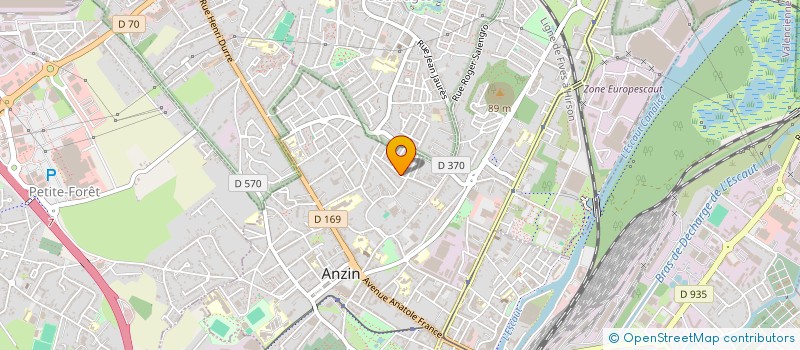 localisation de l'entreprise MADAME AURELIE DANCHIN  ANZIN