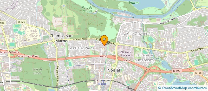 localisation de l'entreprise MADAME AURELIE DANGLADES à NOISIEL