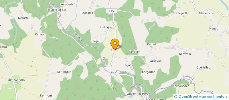 localisation de l'entreprise MADAME AURELIE DANIEL  MELRAND