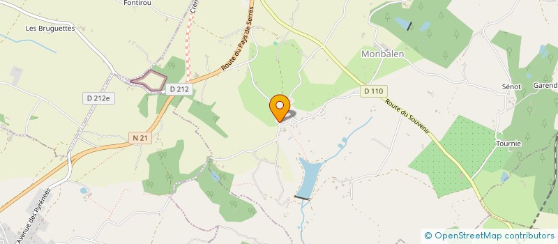 localisation de l'entreprise MADAME AURELIE DANOIS  SAINT-ROBERT