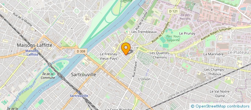 localisation de l'entreprise MADAME AURELIE DAPRA  SARTROUVILLE