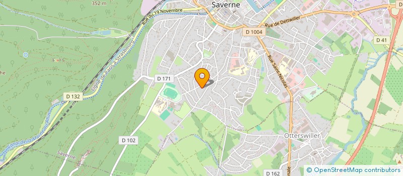 localisation de l'entreprise MADAME AURELIE DAS DORES  SAVERNE