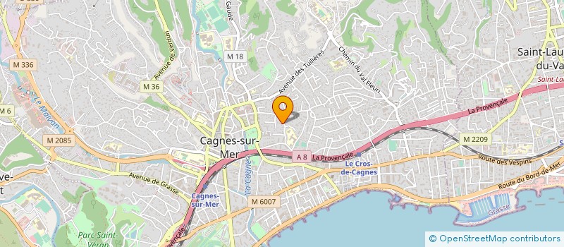 localisation de l'entreprise MADAME AURELIE DASSONVILLE à CAGNES-SUR-MER