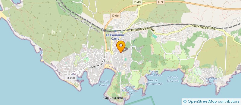 localisation de l'entreprise MADAME AURELIE DAUTRUCHE à MARTIGUES