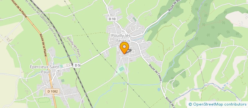 localisation de l'entreprise MADAME AURELIE DAVAL  POUILLY-LES-FEURS