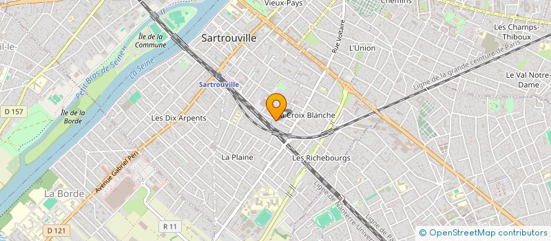 localisation de l'entreprise MADAME AURELIE DE ANDRADE à SARTROUVILLE