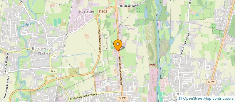 localisation de l'entreprise MADAME AURELIE DE LANGLARD  BORDERES-SUR-L'ECHEZ