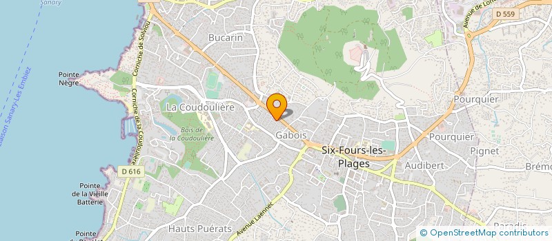 localisation de l'entreprise MADAME AURELIE DE SAINT ANTOINE ABBE à SIX-FOURS-LES-PLAGES