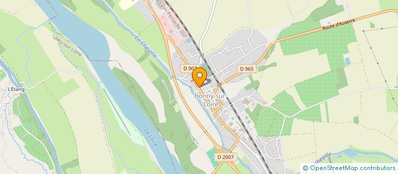 localisation de l'entreprise MADAME AURELIE DEBIENNE à BONNY-SUR-LOIRE