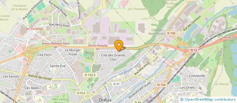 localisation de l'entreprise MADAME AURELIE DEBRAS à DREUX