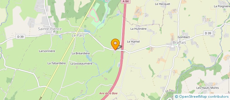 localisation de l'entreprise MADAME AURELIE DEBROIZE  LE PARC